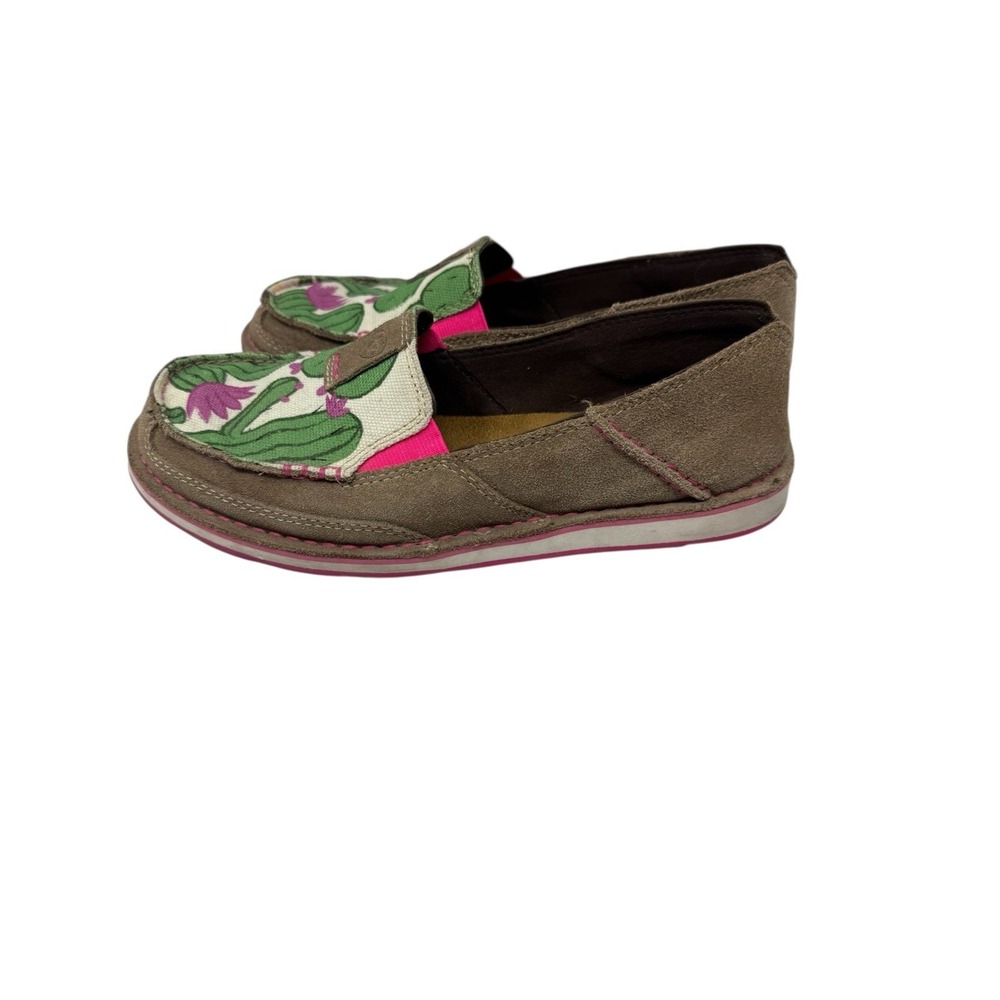 🔥Kick Off Your Boots🤠Ariat Cruiser Cactus Print southwestern Cowgirl‎ Loafer 8 - Picture 2 of 8